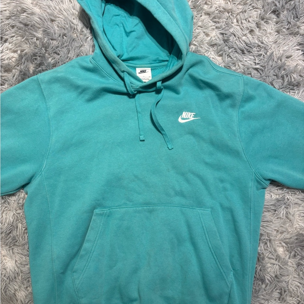 Nike Men's Aqua Hoodie Sweater